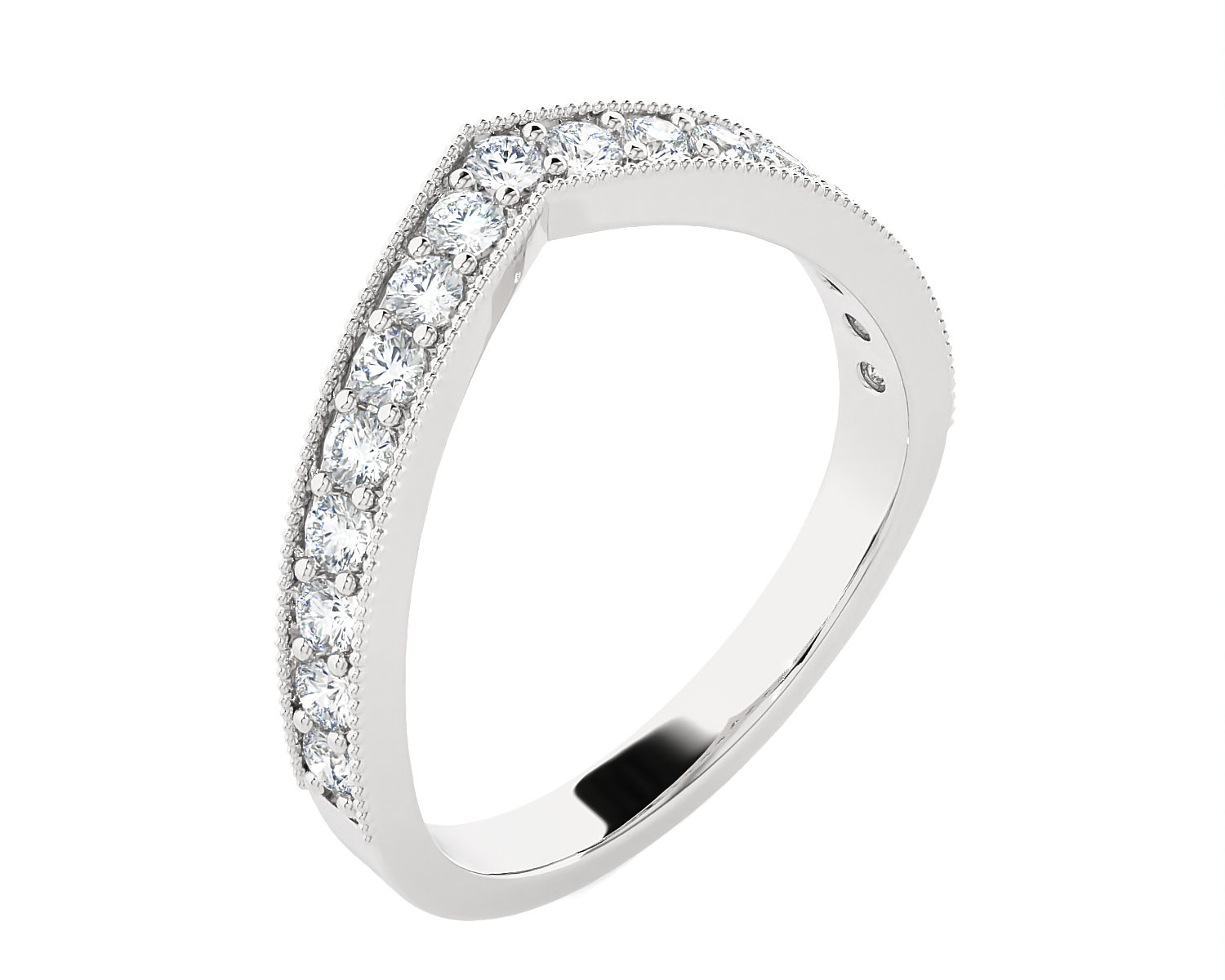 1/2 ctw Round Lab Grown Diamond Anniversary Ring