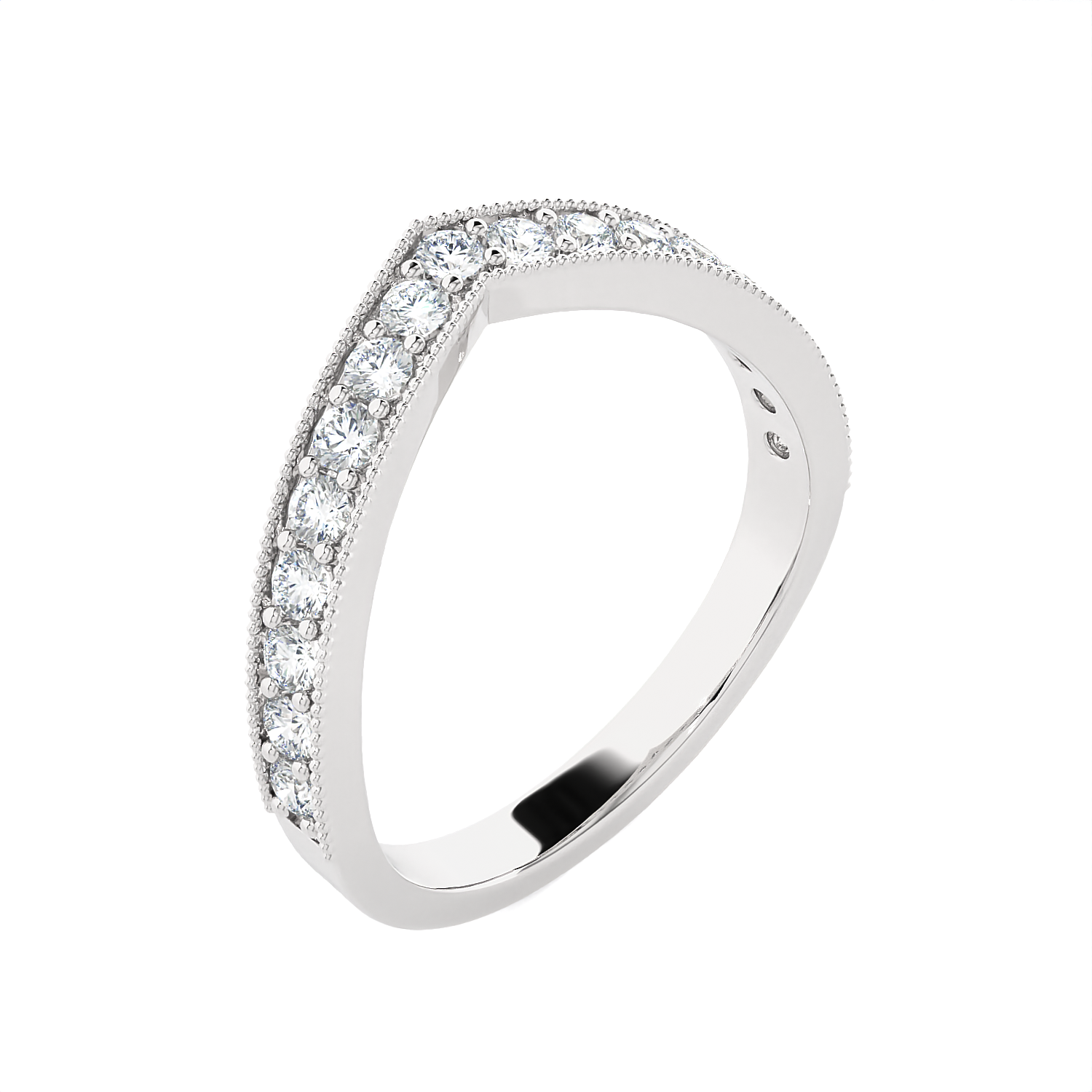 18ct Diamond V-shaped Anniversary ring.