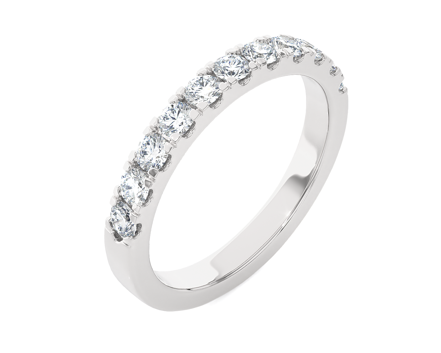 3/4 ctw Round Lab Grown Diamond Anniversary Ring