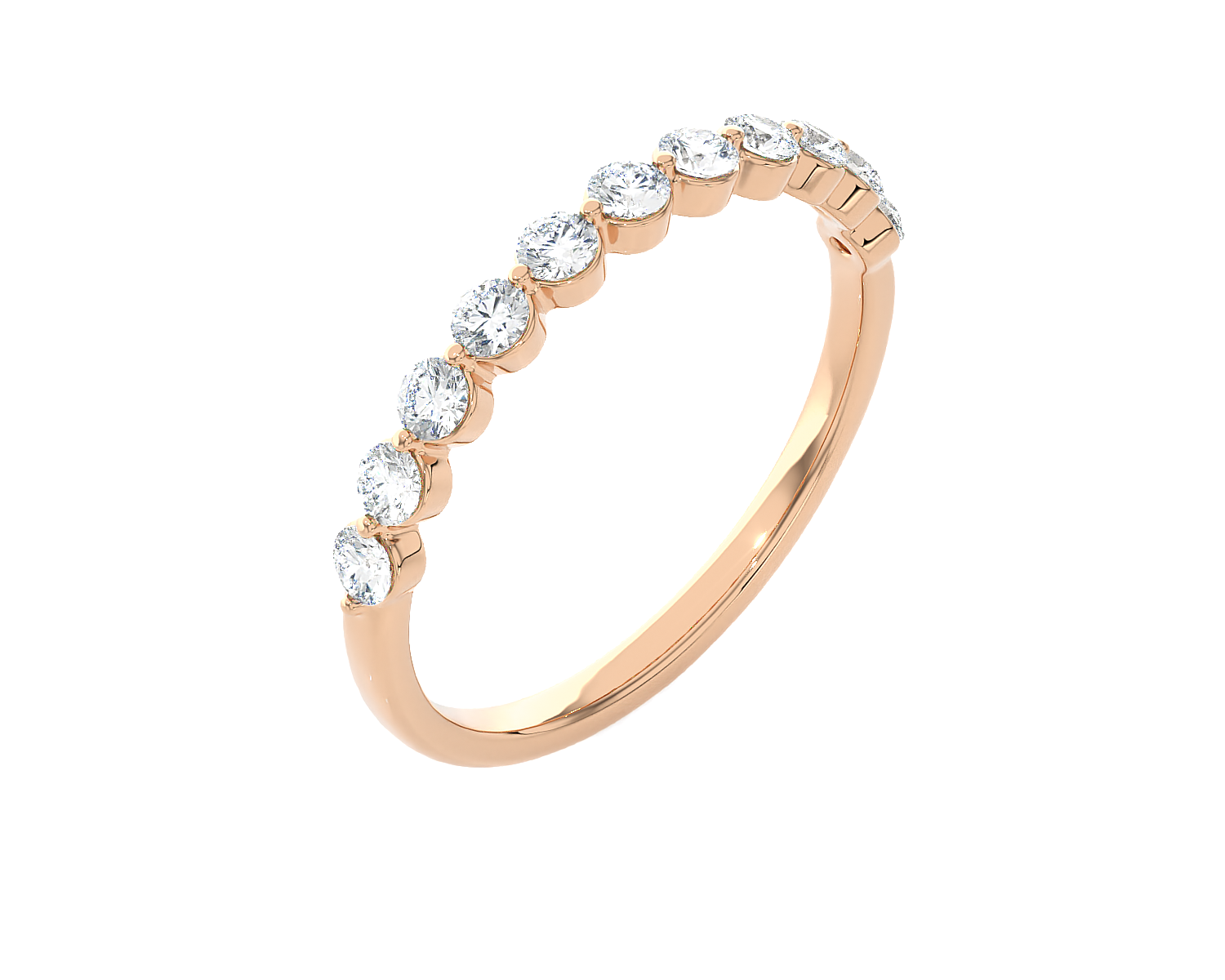 1/2 ctw Round Lab Grown Diamond Anniversary Ring