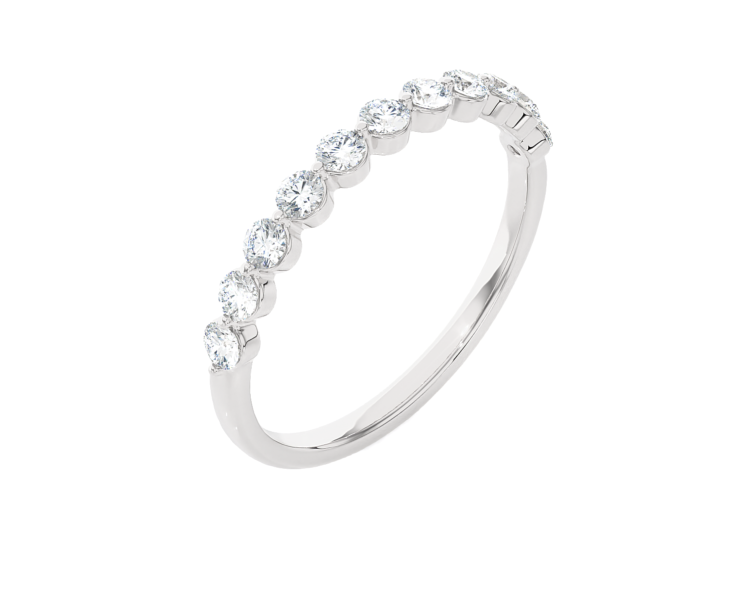 1/2 ctw Round Lab Grown Diamond Anniversary Ring